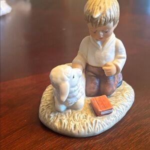 Goebel Ceramic Figurine with Cream and Brown Tones